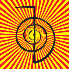 vector of reiki symbol chokurei cho ku rei