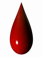 drop of blood, Blutstropfen