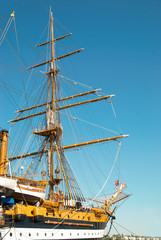 Naklejka premium Sailing vessel