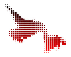 Obraz premium Karte von Newfoundland und Labrador