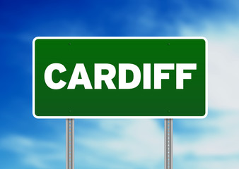 Green Road Sign -  Cardiff, England