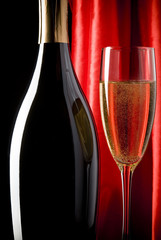 botella de champagne