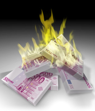 euro bruciati