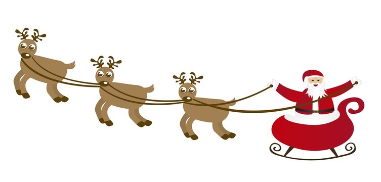 sleigh cartoon