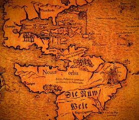 Fototapeta premium vintage map