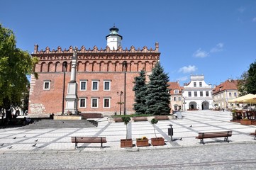 Main Square in Sandomierz, Poland
