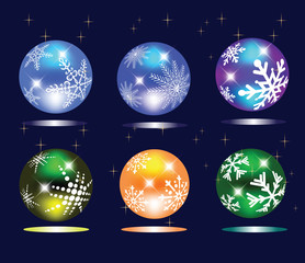 Christmas spheres