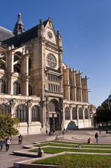 Obraz premium L'église Saint-Eustache à Paris - France