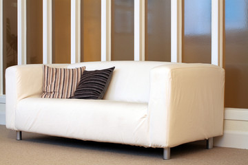 Sofa in a Contemporary Waiting Room