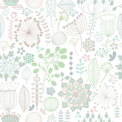 seamless botanical background