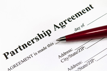 Fototapeta premium Partnership agreement