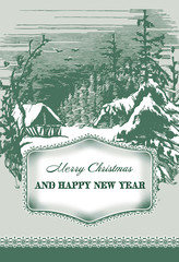 Vintage christmas card