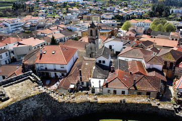 View of Melgaco from castle tower