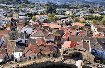 View of Melgaco from castle tower