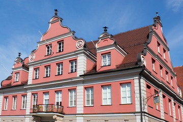 Obraz premium Duży dom gildii w Memmingen