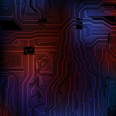Electronics theme vector background. Eps10