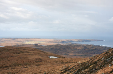 coastal landscape near Stac Pollaidh