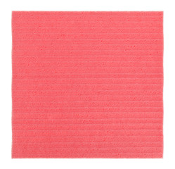 Pink cellulose kitchen  (tissue), isolated on white