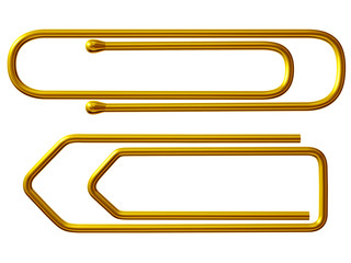 paper clips, Bueroklammern