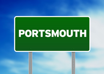 Green Road Sign -  Portsmouth, England