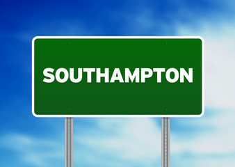 Green Road Sign -  Southampton, England