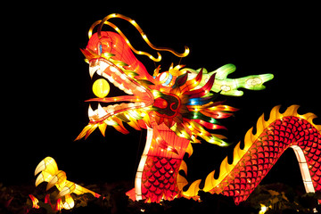 traditional Chinese dragon lantern