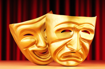 Masks with the theatre concept