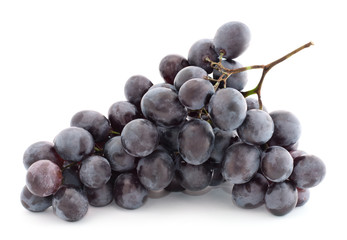 bunch of grapes. isolated on white