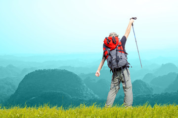 rock Climbing on cloud Summit