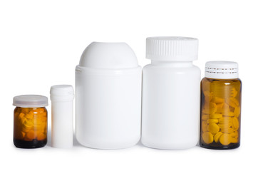 Packs of pills - abstract medical