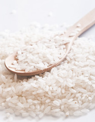 rice over the spoon