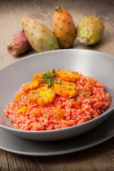 risotto ai fichi d'india