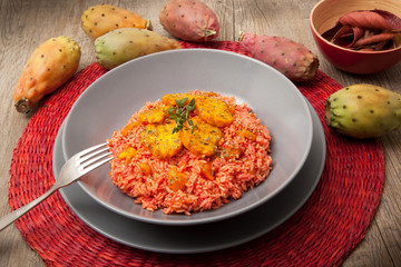 risotto ai fichi d'india