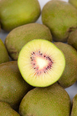 Fototapeta na wymiar Red kiwi fruit