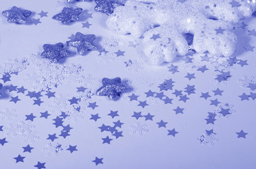 Sterne und Schneeflocken Hintergrund
