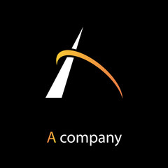 Logo letter A  orbit   Vector © puckillustrations