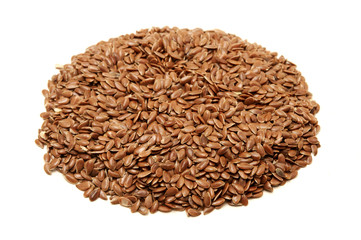 Brown flax seeds
