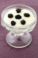 warm delicious rice pudding