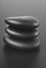 Fototapeta na wymiar stos zrównoważony zen kamienie