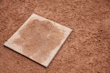 clay baseball field