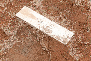 clay baseball field