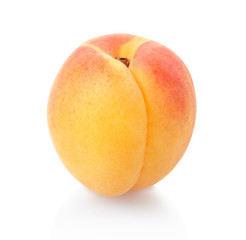 Apricot isolated on white background, clipping path included
