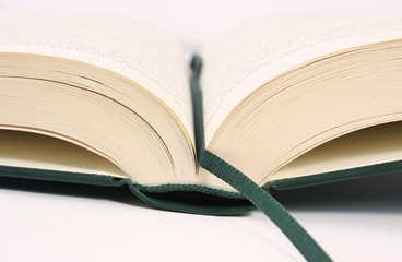 Opened book detail