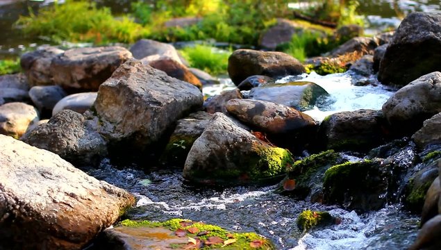 The mountains river