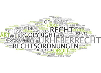 Fototapeta premium Urheberrecht