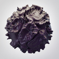 black 3d abstraction