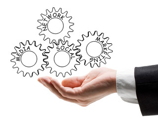 Social network, media and marketing