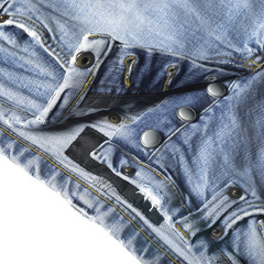 blue jeans detail