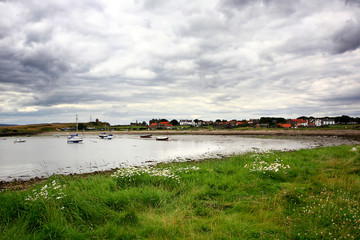 Fototapeta premium Holy Island seashore, UK