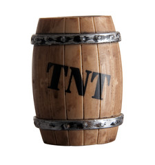 Child's toy: barrel of TNT